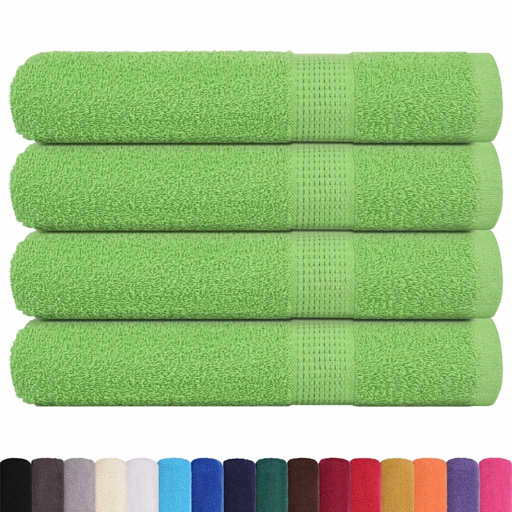 Toalhas sauna frogn 4pcs 80x200 cm 360 g/m² verde maça