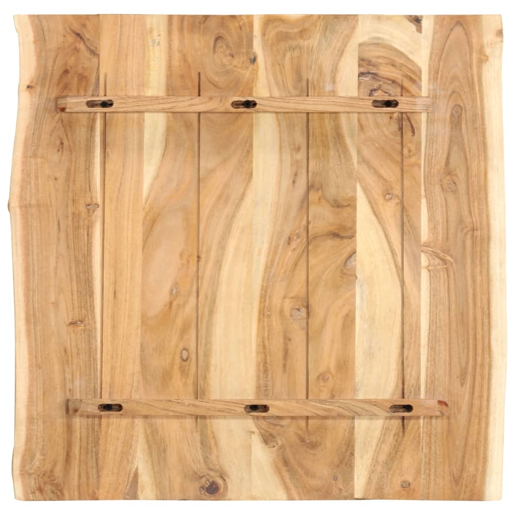 Tampo de mesa 58x(50-60)x2,5 cm madeira de acácia maciça