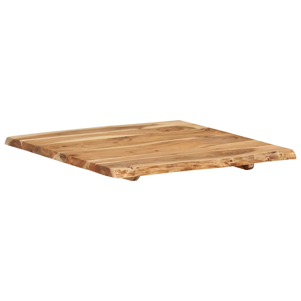 Tampo de mesa 58x(50-60)x2,5 cm madeira de acácia maciça