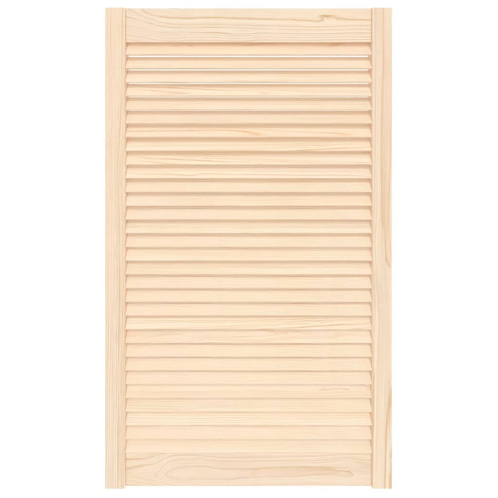 Porta de armário com design de persiana pinho maciço