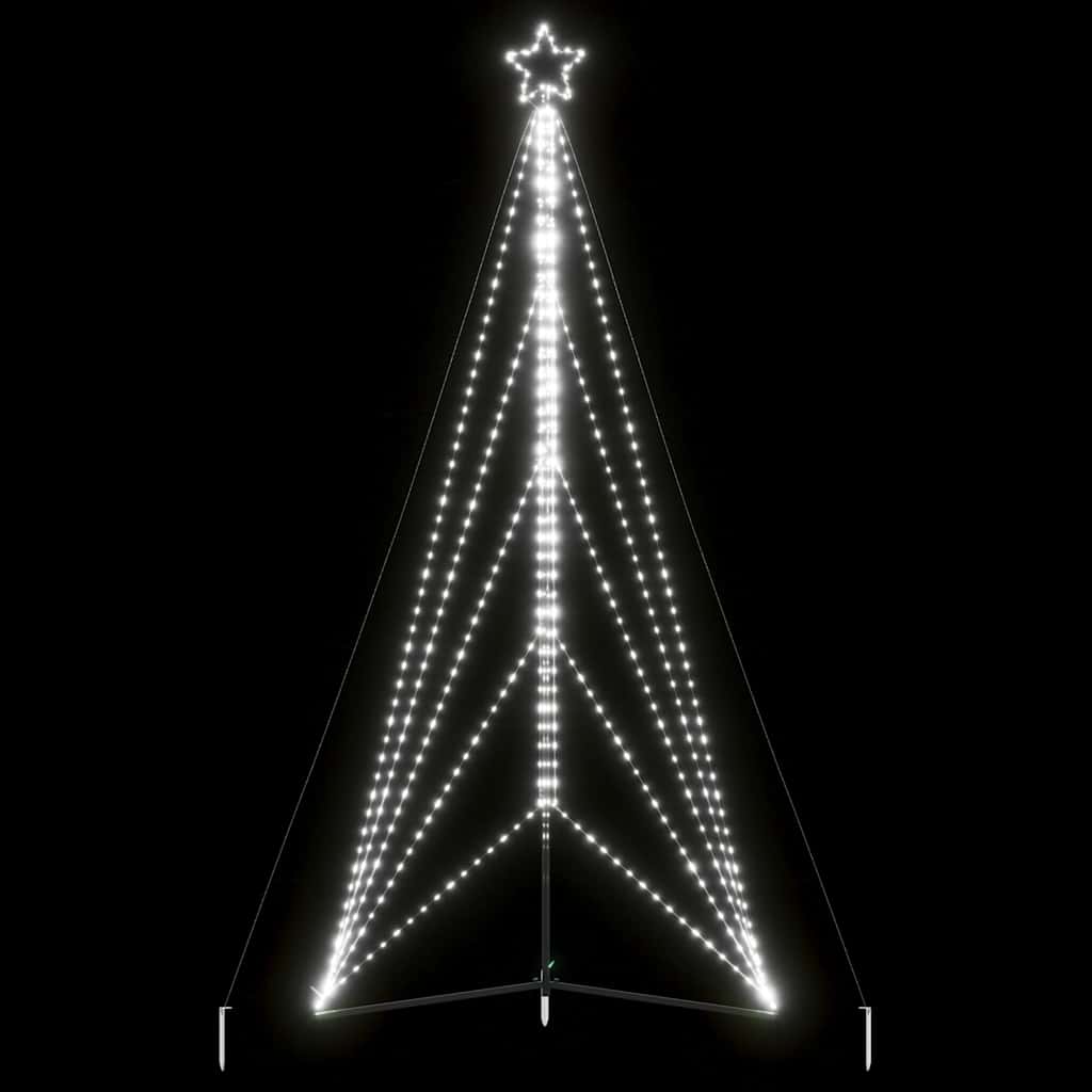 LED árvore de natal 615 leds branco frio 404,5 cm