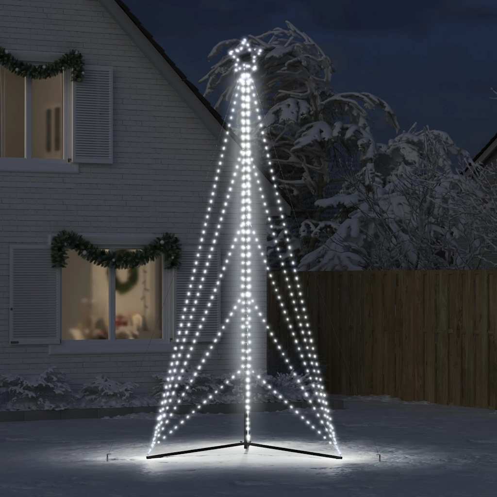LED árvore de natal 615 leds branco frio 404,5 cm