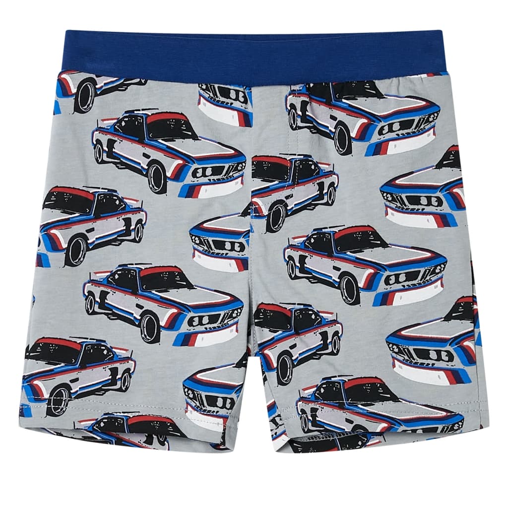 Pijama de manga curta para criança cinzento 104