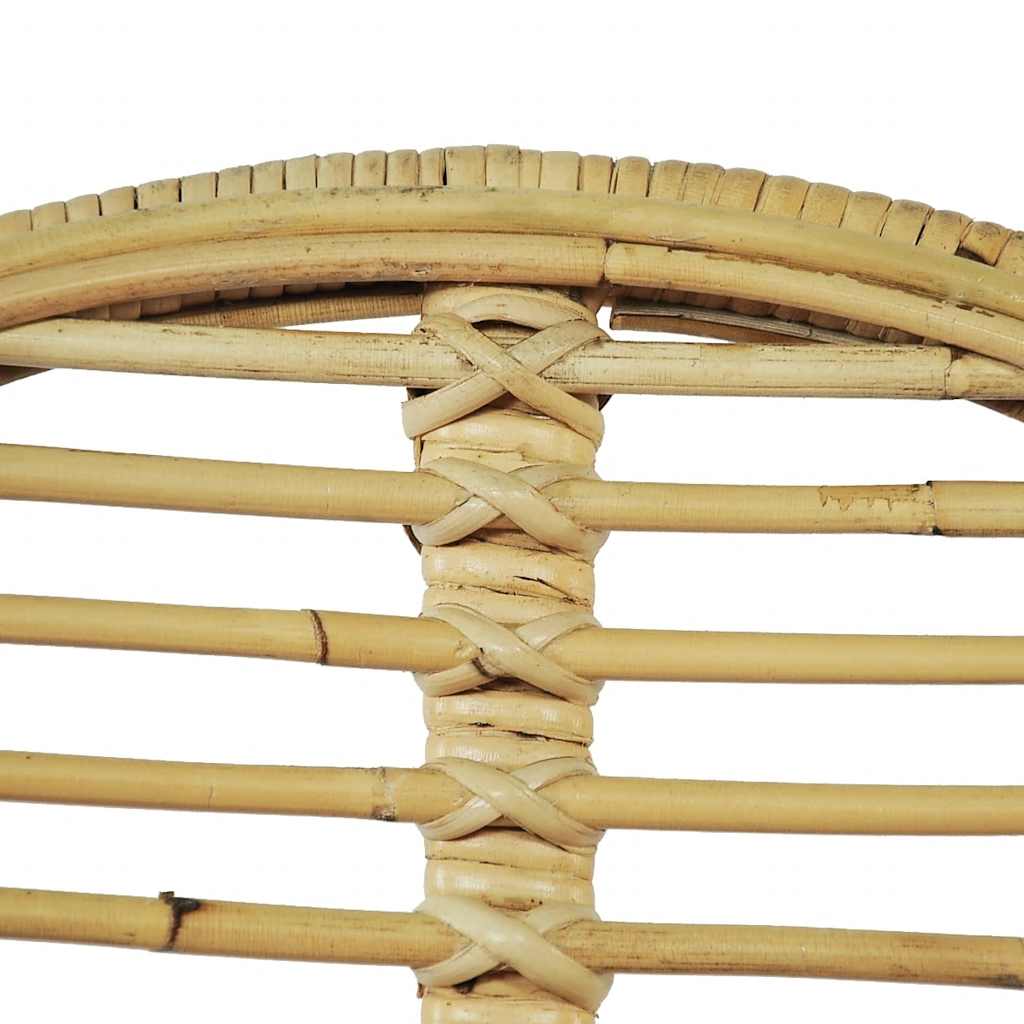 Cadeiras de jantar 4 pcs vime genuíno