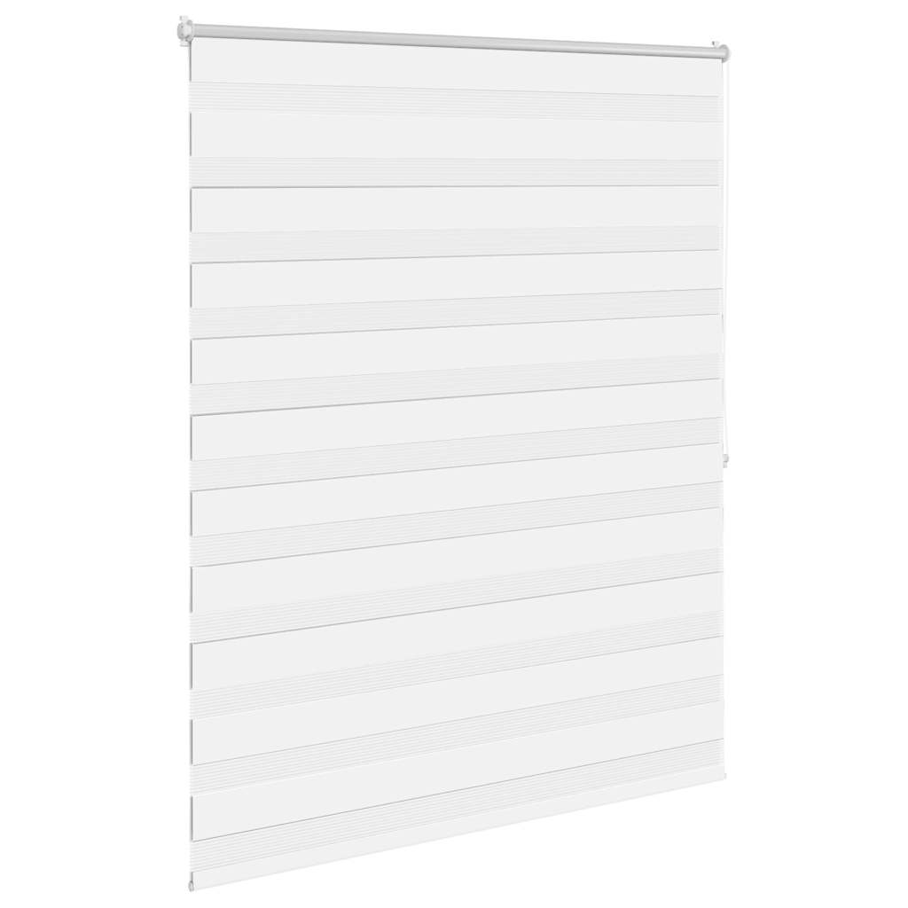Cortina zebra, 120,9 x 175 cm, largura do tecido 116,7 cm, branca