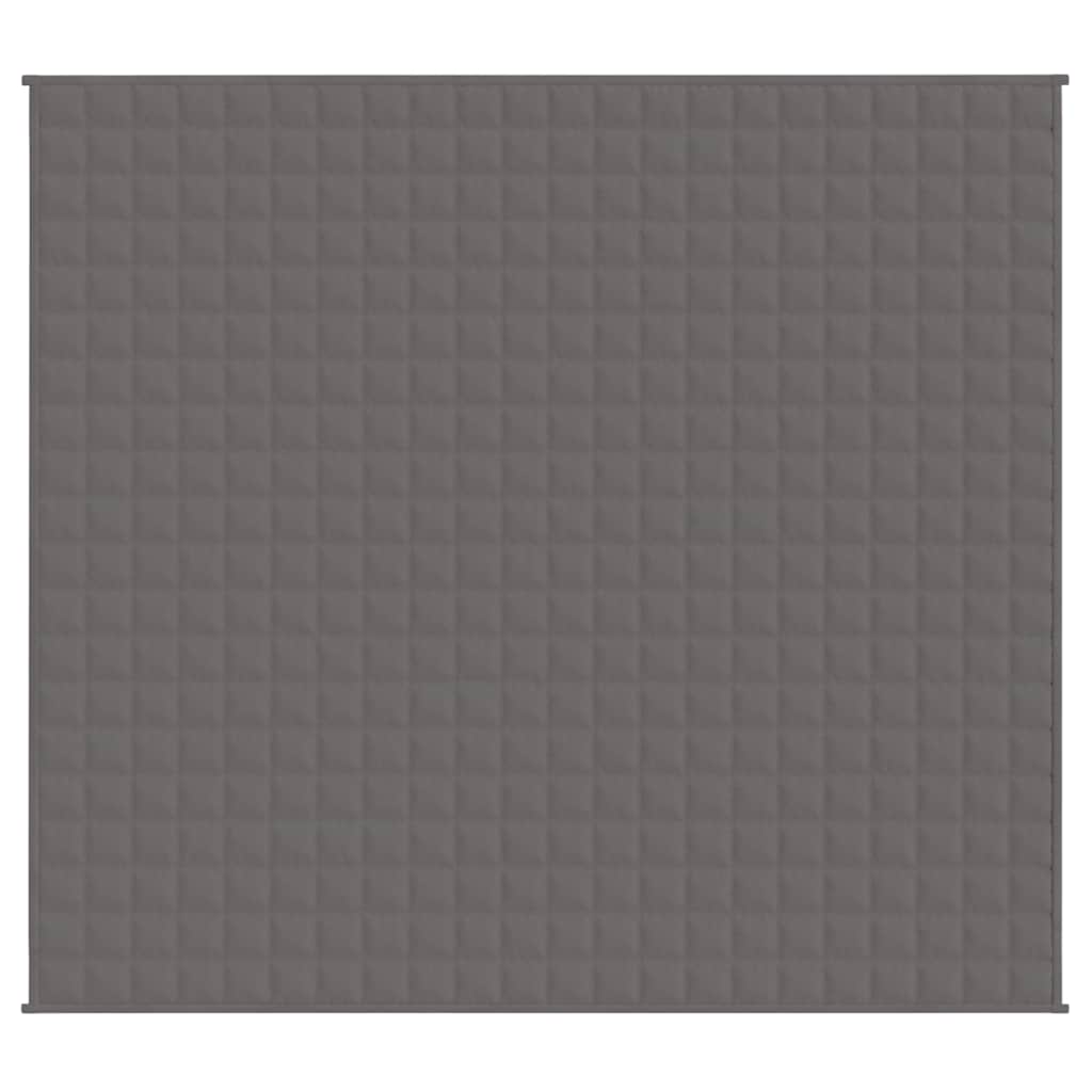 Manta pesada 13 kg 200x225 cm tecido cinza