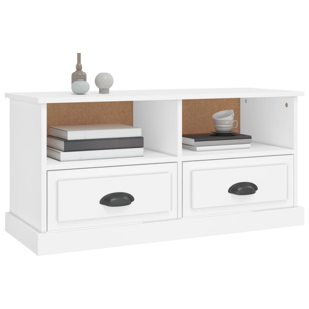 Móvel de TV 93x35,5x45 cm derivados de madeira branco