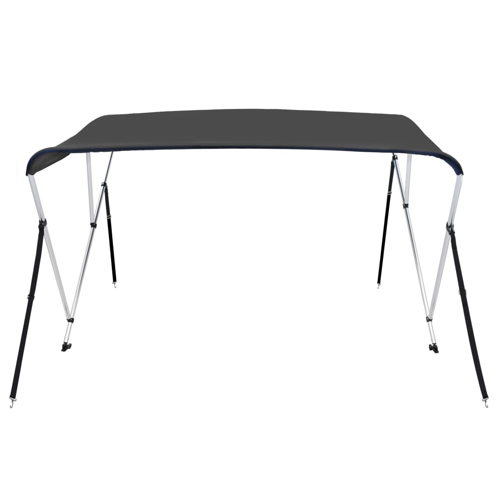 Toldo em 3 arcos bimini 183x160x137 cm antracite