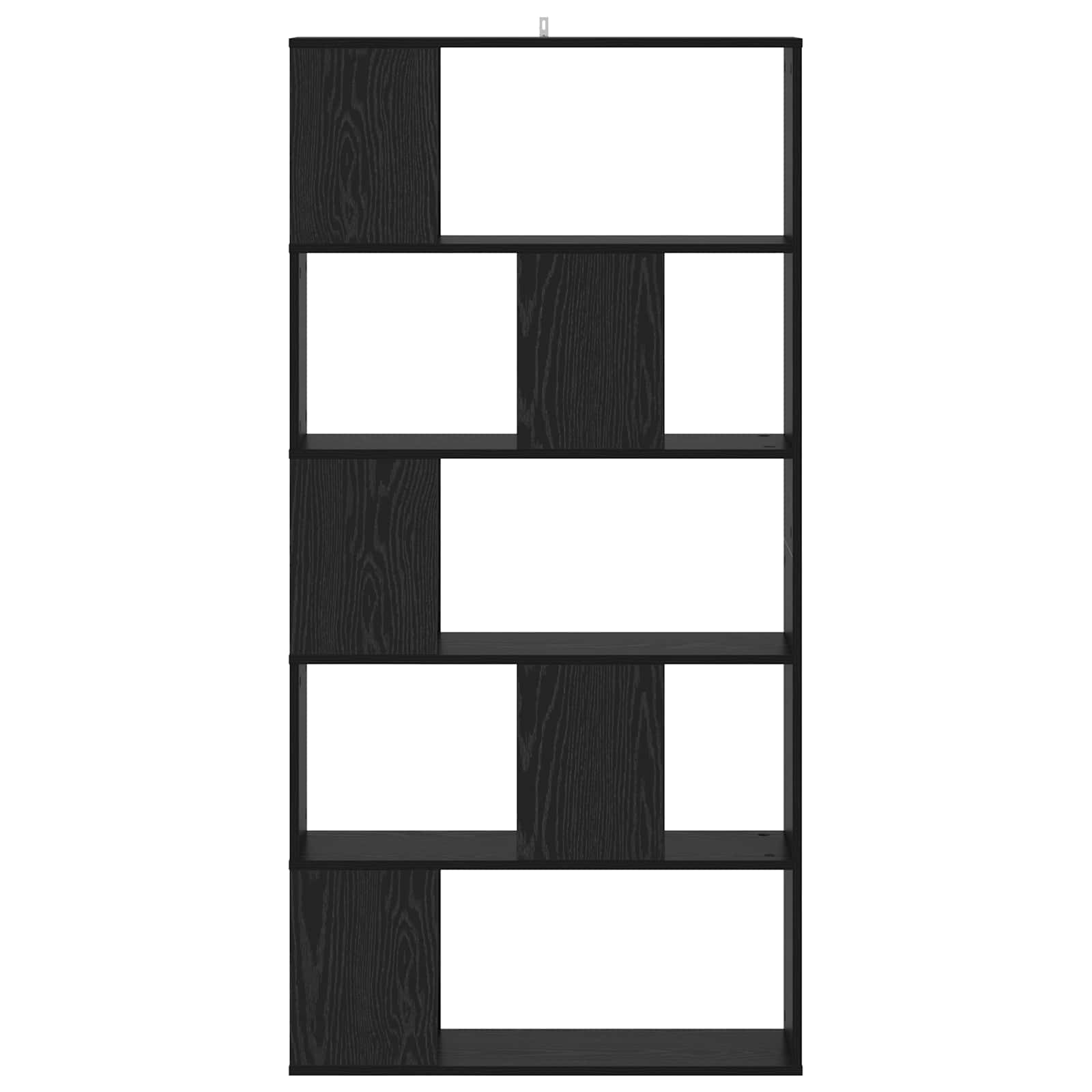 Estante carvalho preto 80,5 x 23,5 x 162,5 cm pb