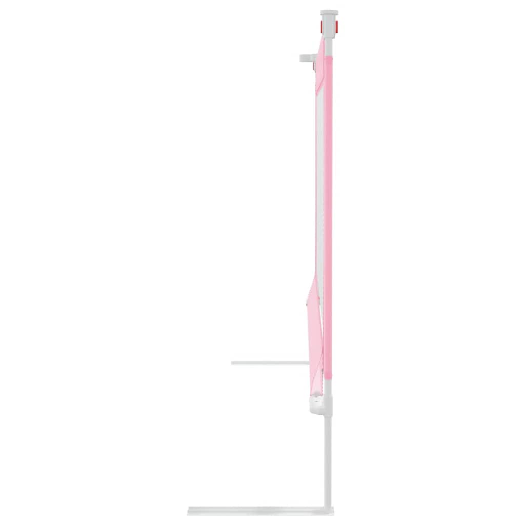 Barra de segurança p/ cama infantil tecido 190x25 cm rosa