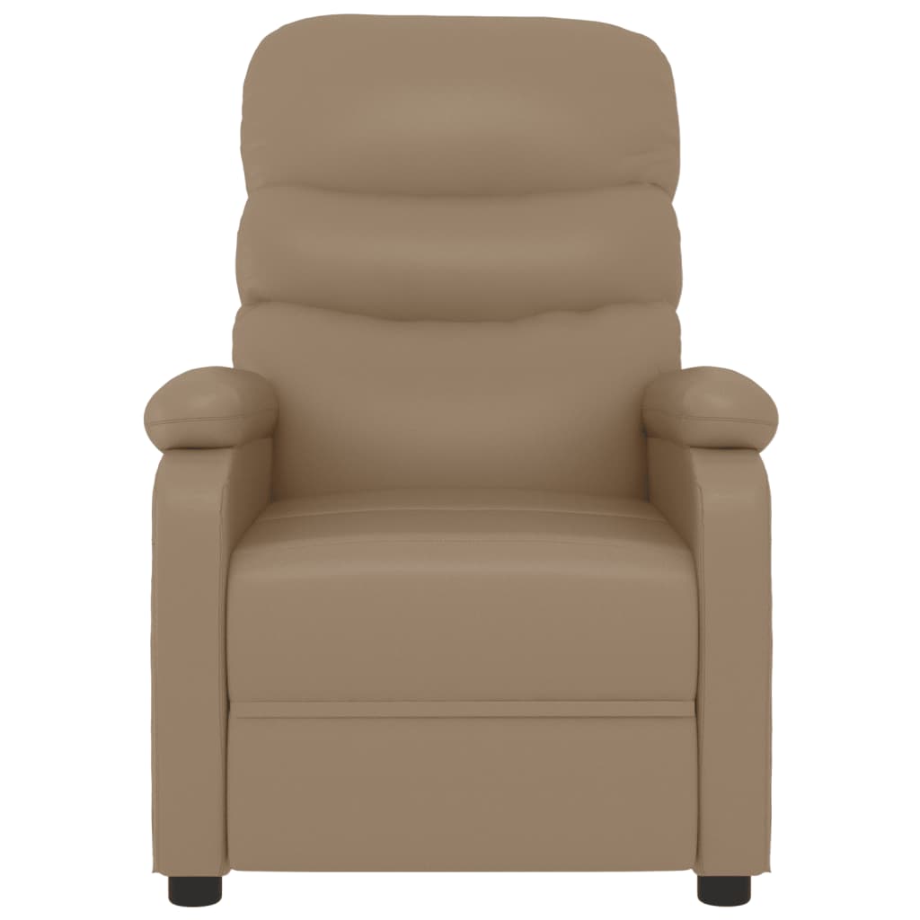 Cadeira de massagens couro artificial cappuccino