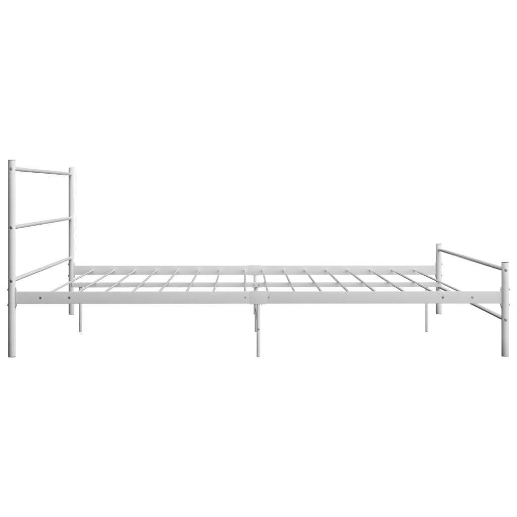 Estrutura de cama 200x200 cm metal branco