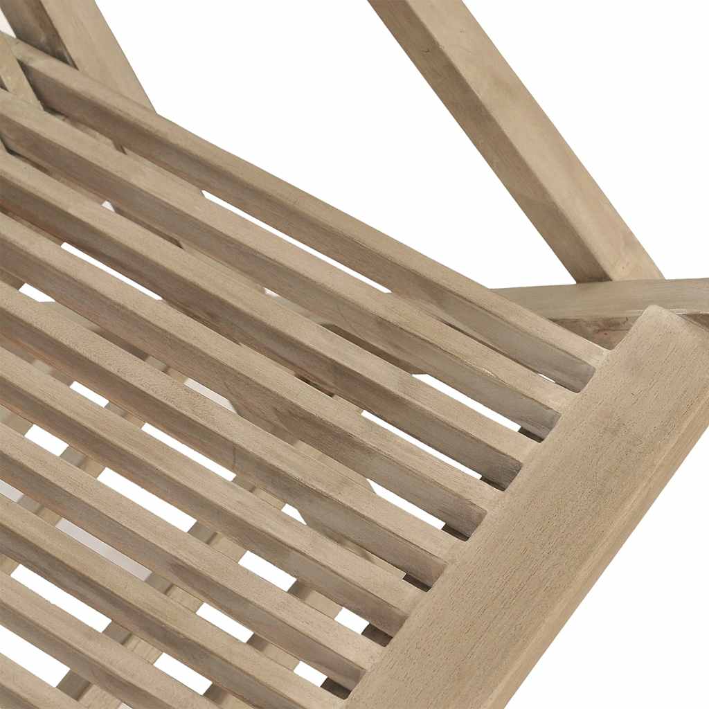 Cadeiras de jardim dobráveis 6 pcs 56x61x89cm teca maciça cinza