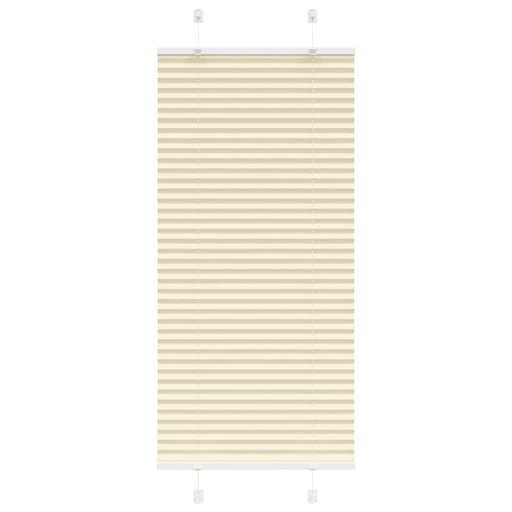 Creme plissada cega 65x100 cm largura tecido 64,4 cm poliéster
