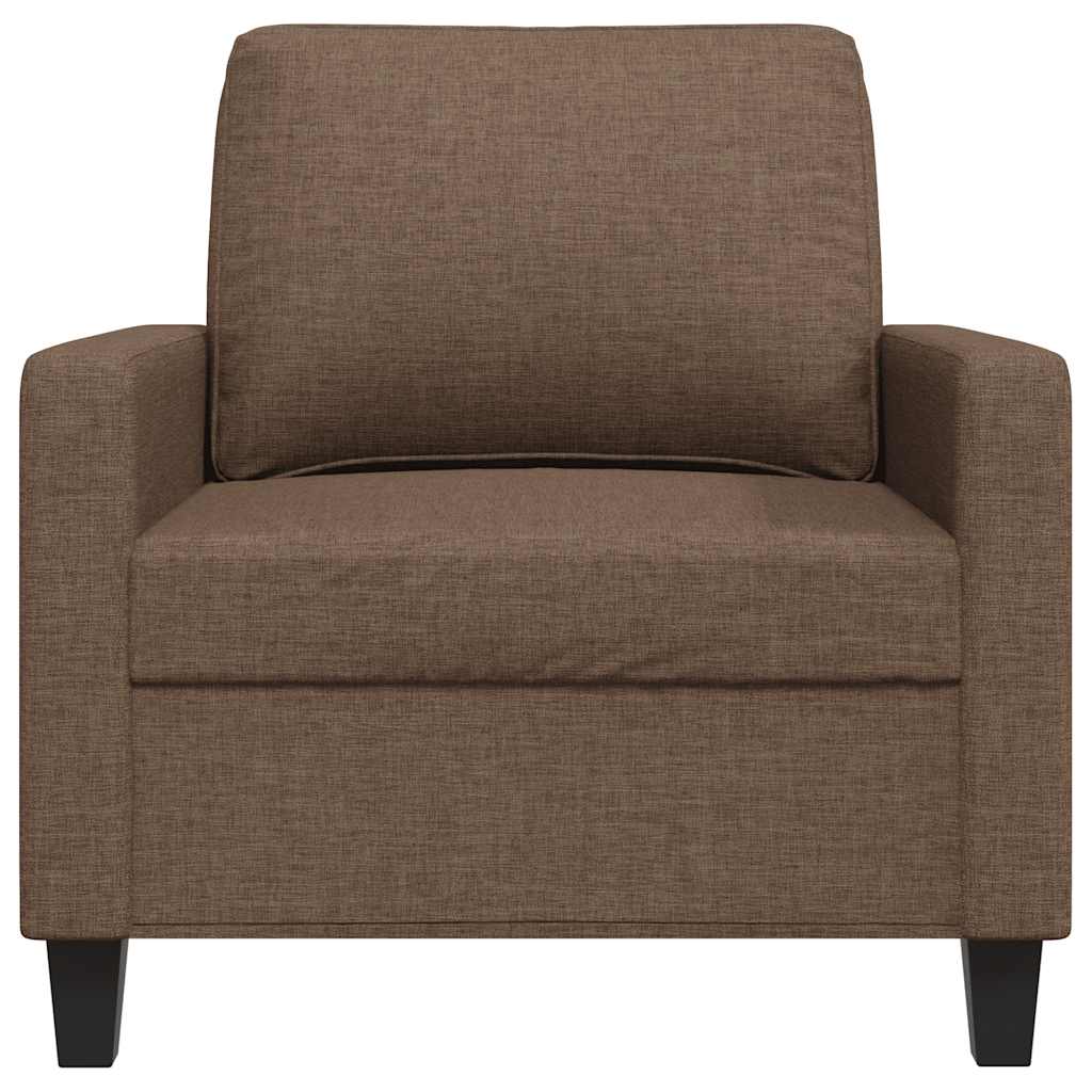 Poltrona 60 cm tecido castanho