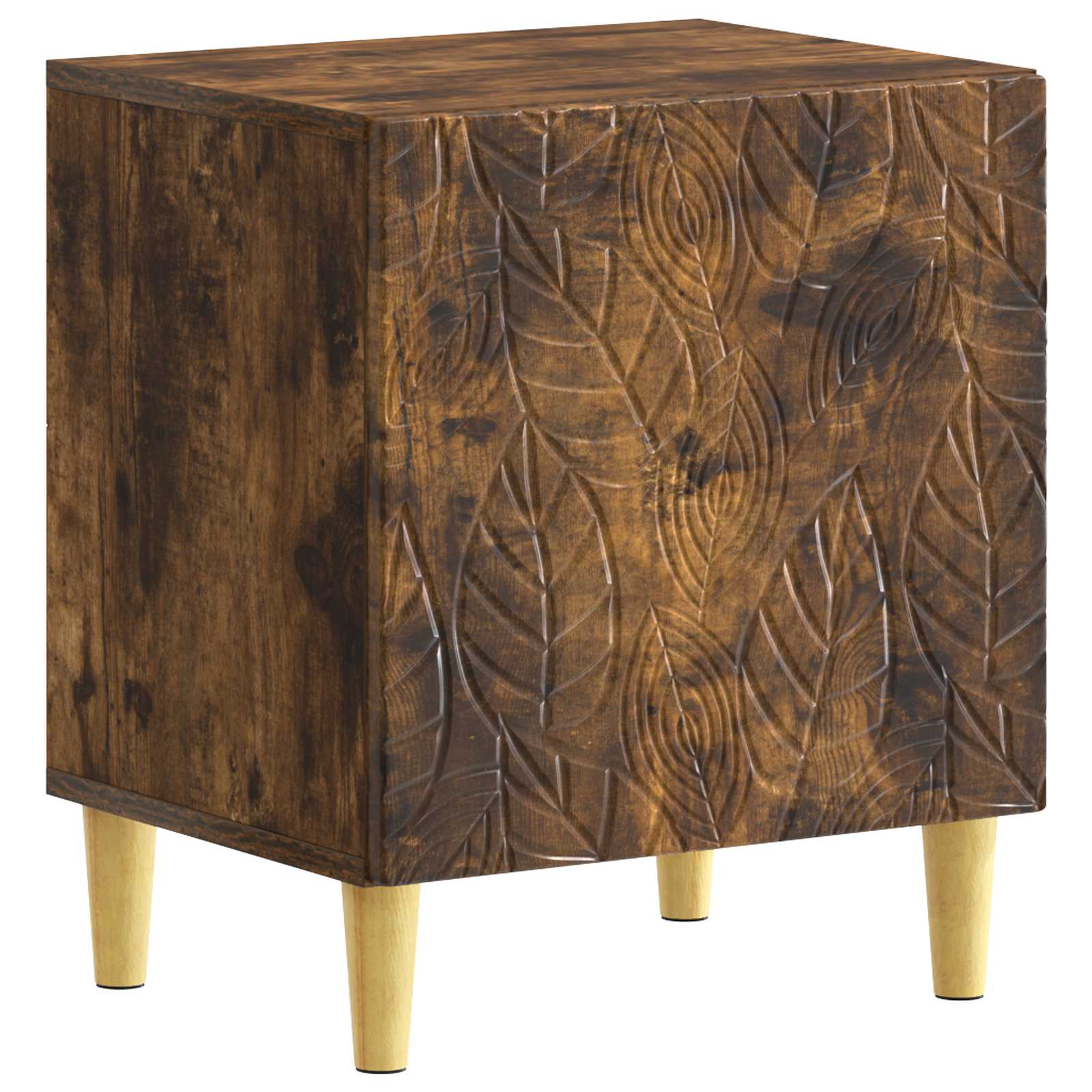 Mesa-de-cabeceira 2 unid. carvalho fumado 43 x 34,5 x 50 cm