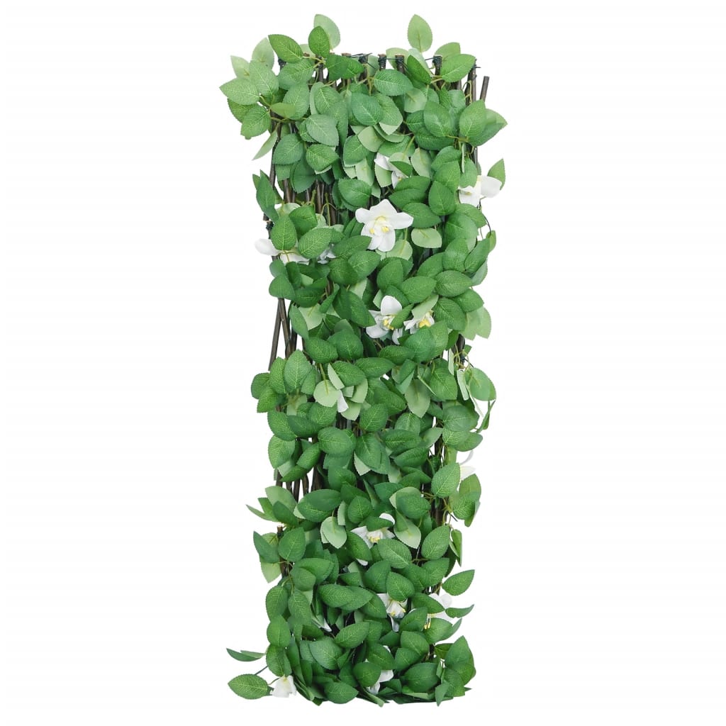 Treliça de hera artificial extensível 186x30 cm verde