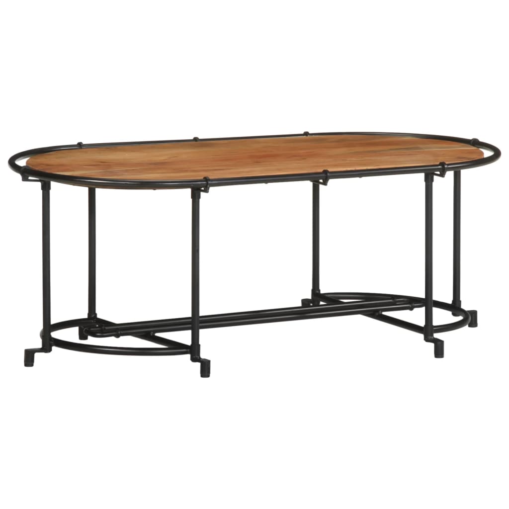 Mesa de centro 110x55x40 cm madeira de acácia maciça