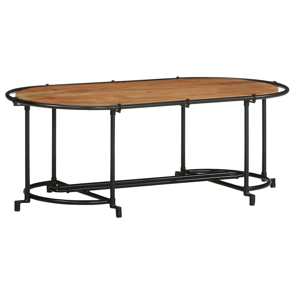 Mesa de centro 110x55x40 cm madeira de acácia maciça