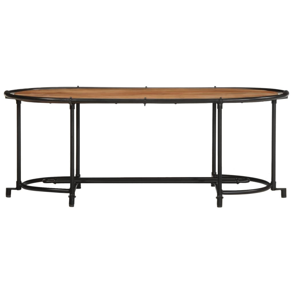 Mesa de centro 110x55x40 cm madeira de acácia maciça