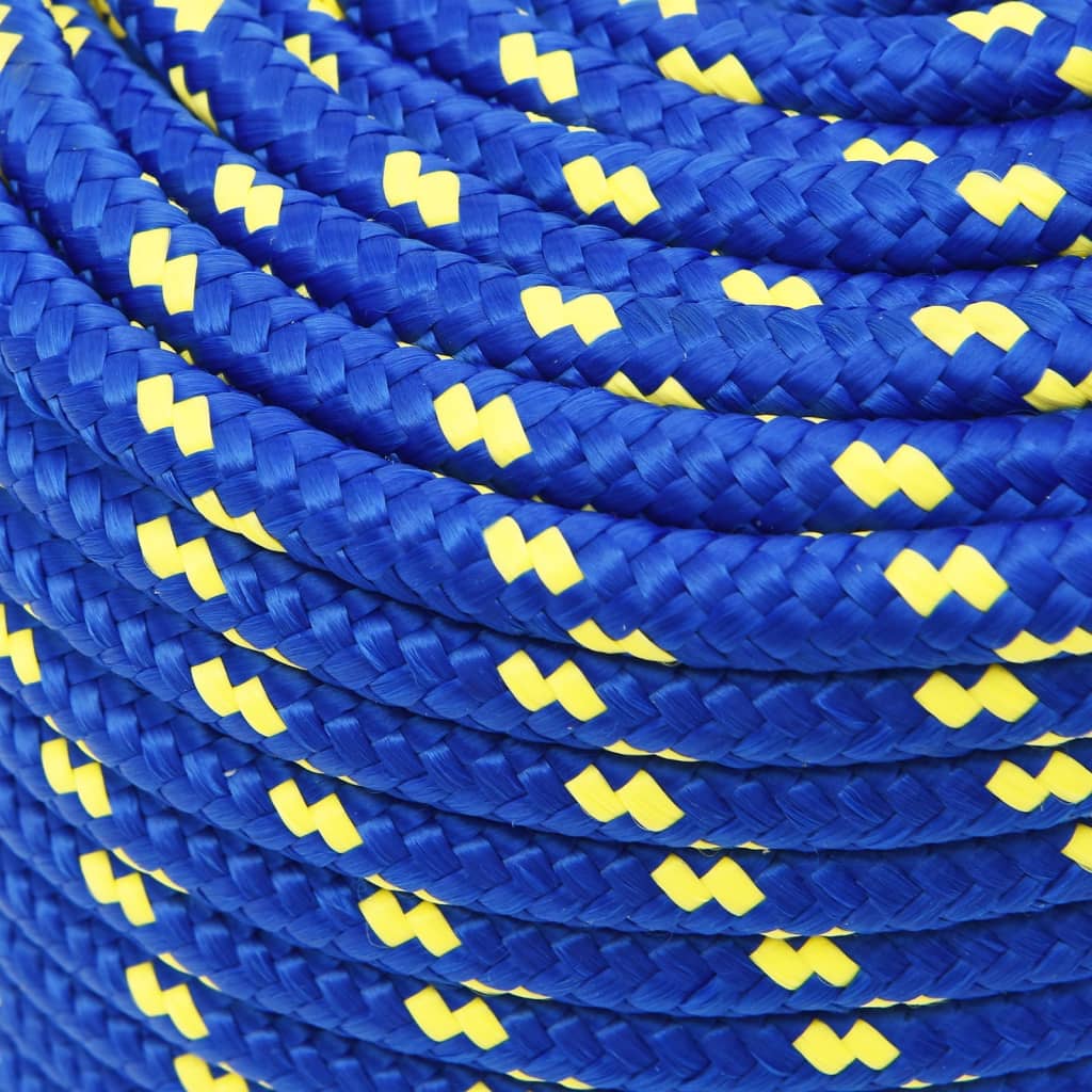 Corda de barco 14 mm 25 m polipropileno azul