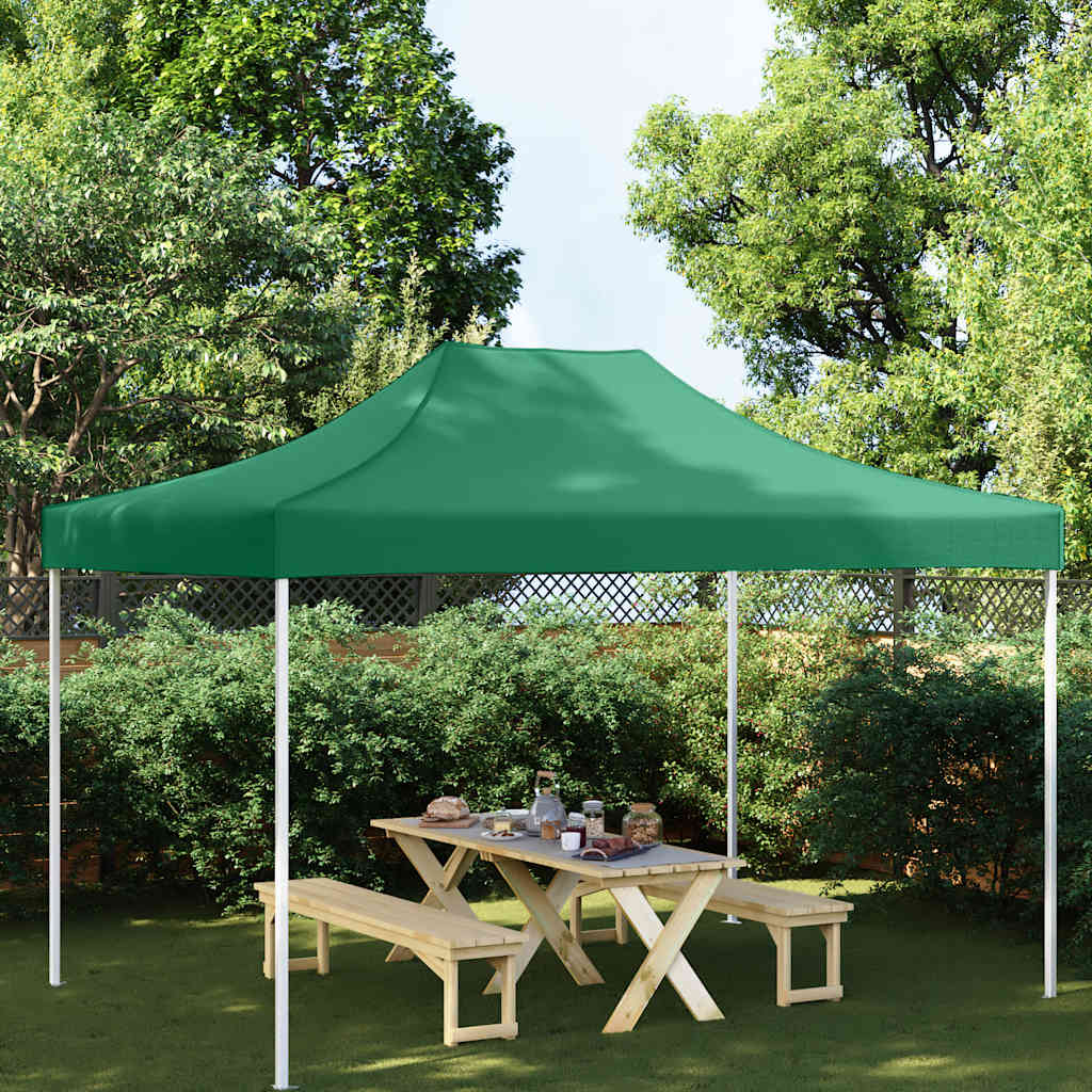 Teto para tenda de festas 4x3 m 270 g/m² verde