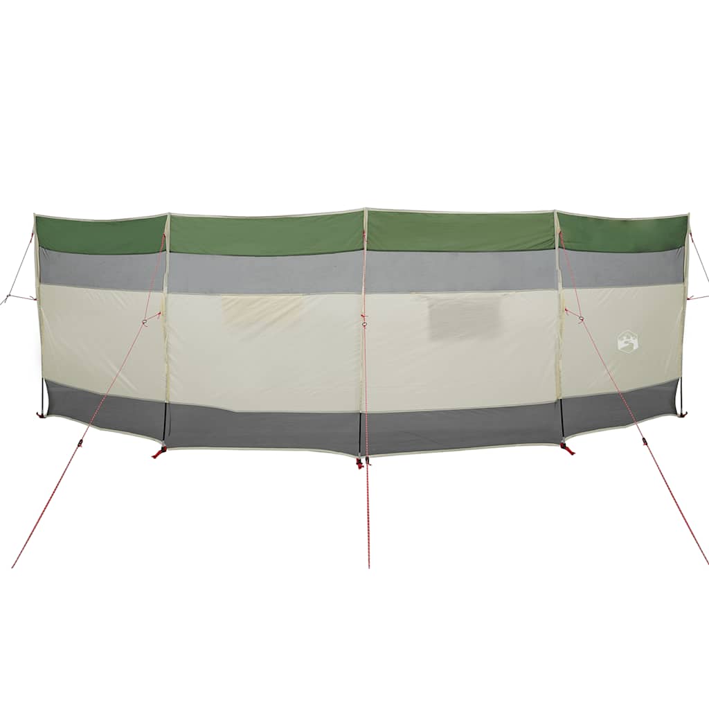 Corta-vento de campismo 510x153 cm impermeável verde