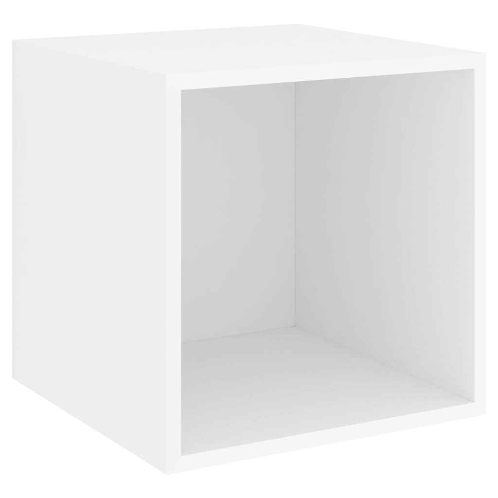 5 Pcs conjunto de móveis de TV contraplacado branco