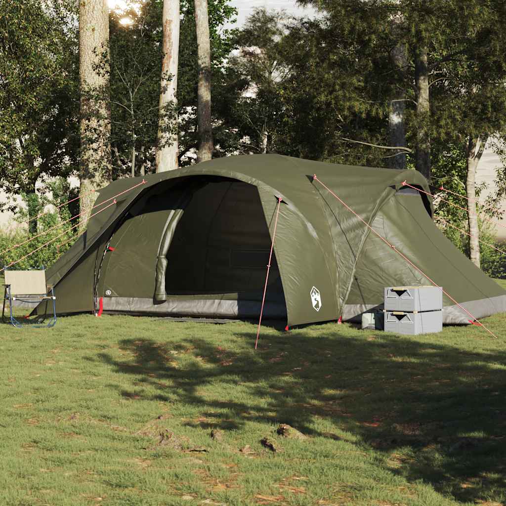 Tenda familiar em cúpula p/ 6pessoas impermeável verde azeitona
