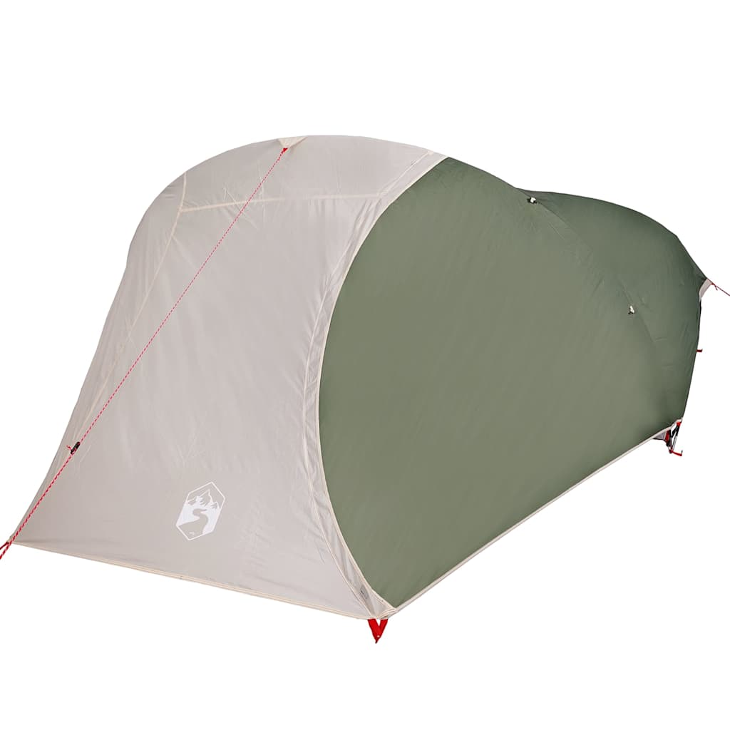 Tenda de campismo cúpula para 4 pessoas impermeável verde