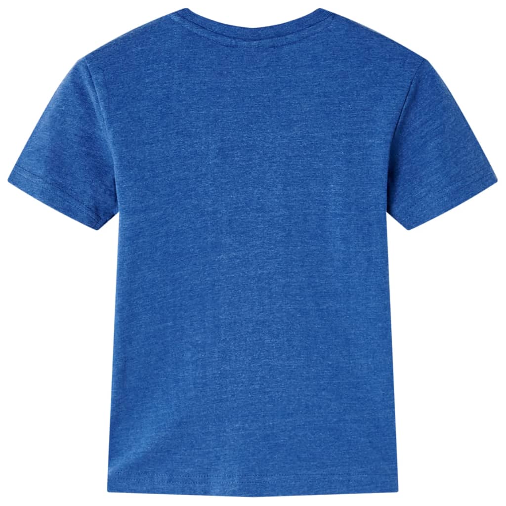 T-shirt para criança azul-escuro mesclado 116