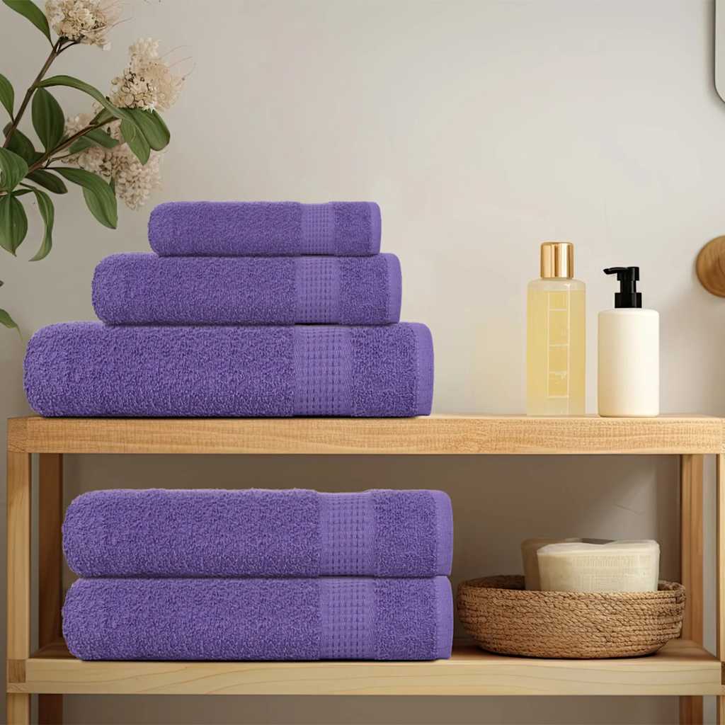 Toalhas de bidé frogn 10 pcs 30x50 cm 360 g/m² roxo