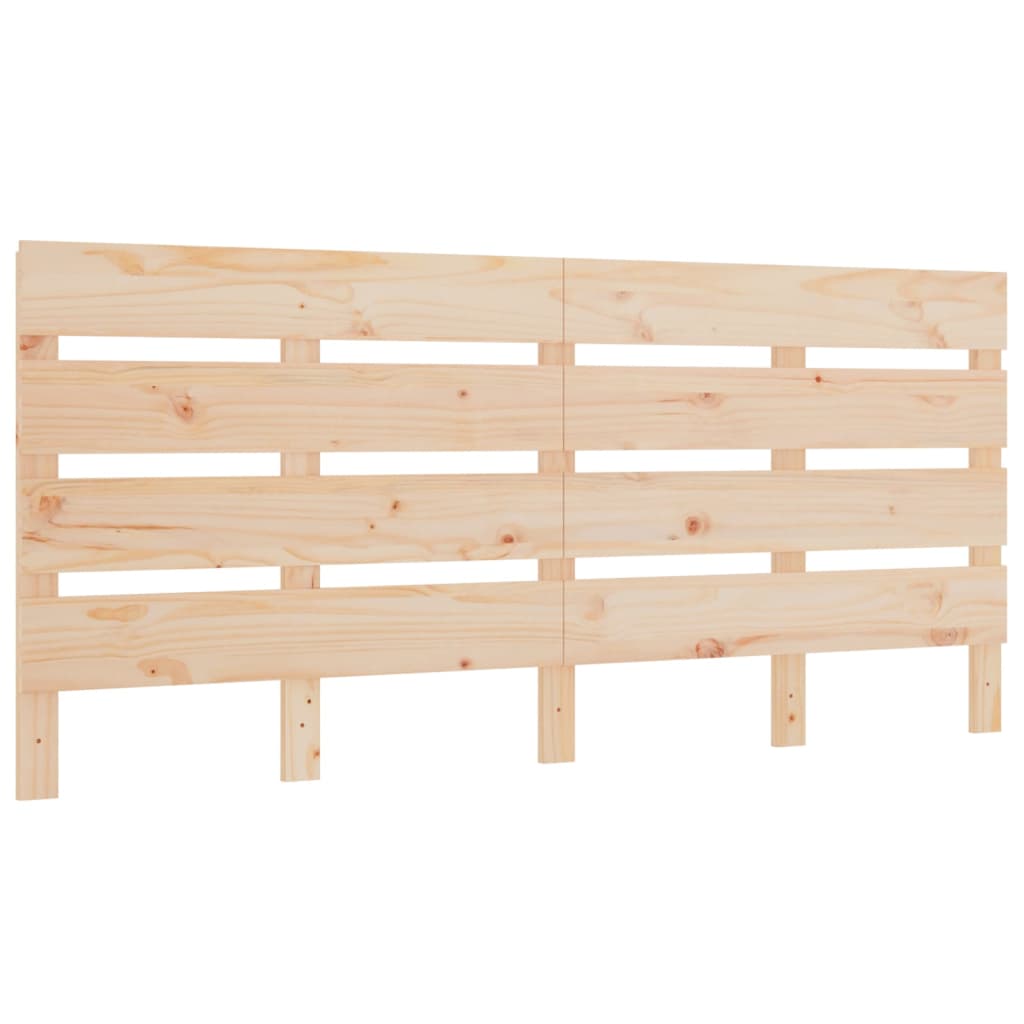Cabeceira de cama 160x3x80 cm madeira de pinho maciça