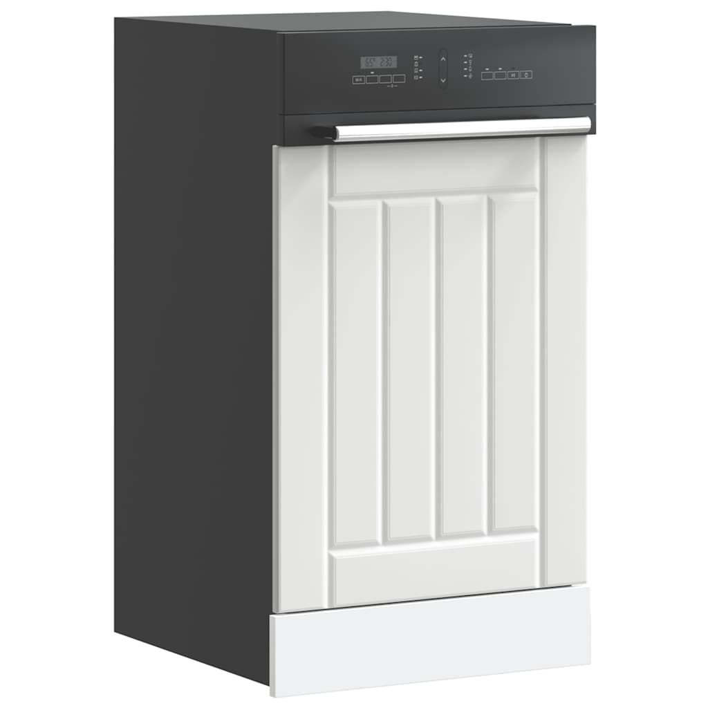 Painel máquina lavar louça lucca branco derivados de madeira