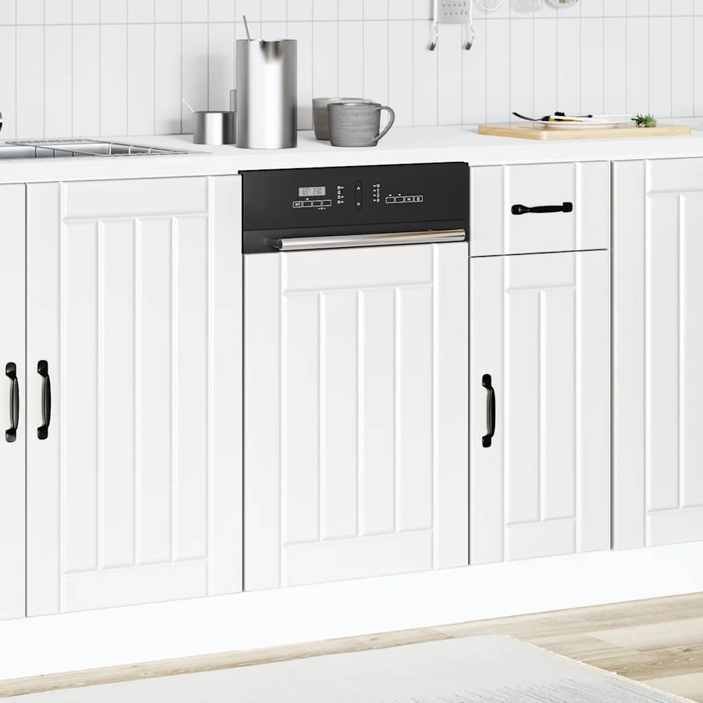 Painel máquina lavar louça lucca branco derivados de madeira
