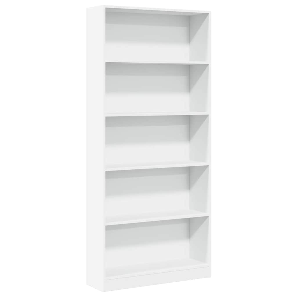 Estante 80x24x176 cm derivados de madeira branco