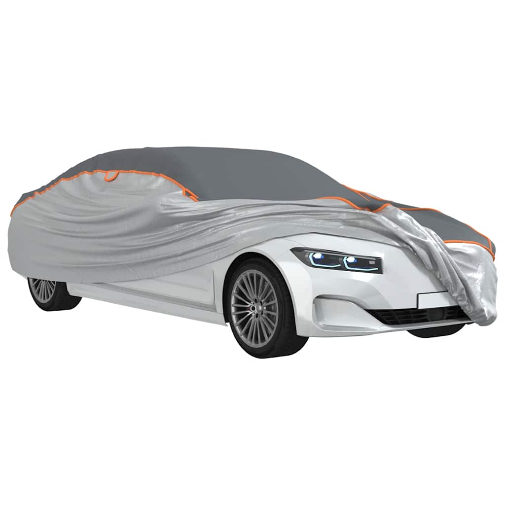 Cobertura carro p/ sedan proteção granizo xl cinza/prateado