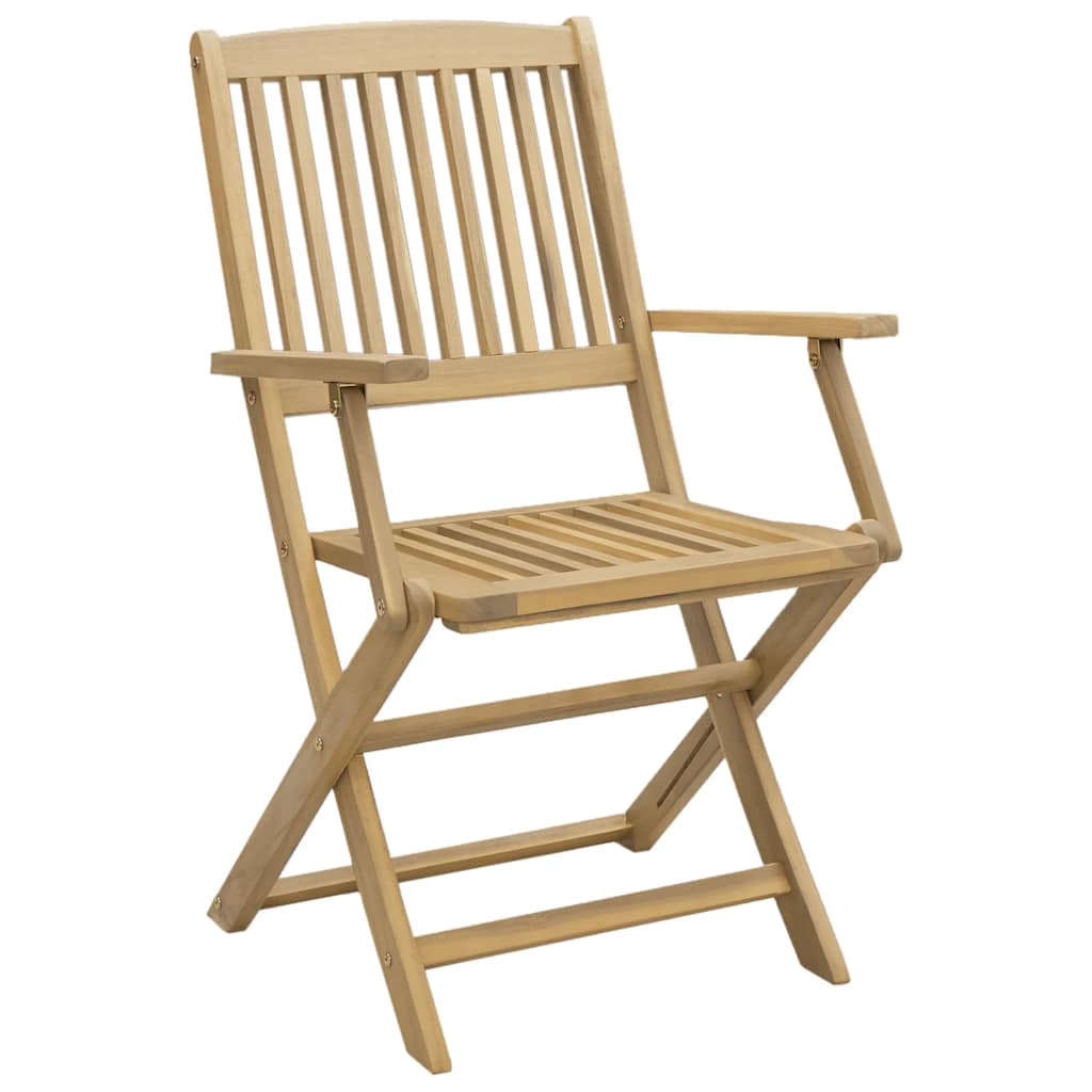 Cadeiras de jardim dobráveis 2 pcs 54x61x88 cm acácia maciça