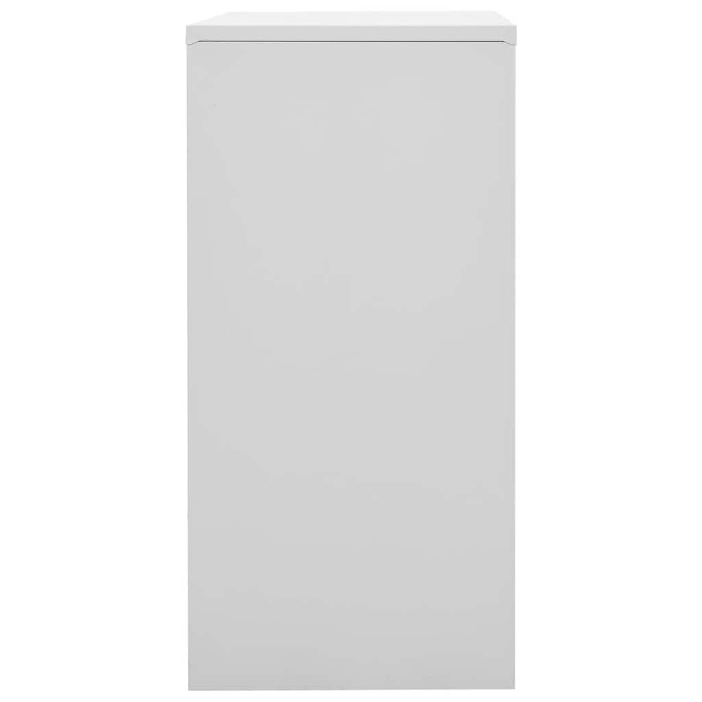 Cacifo 90x45x92,5 cm aço cinzento-claro e azul