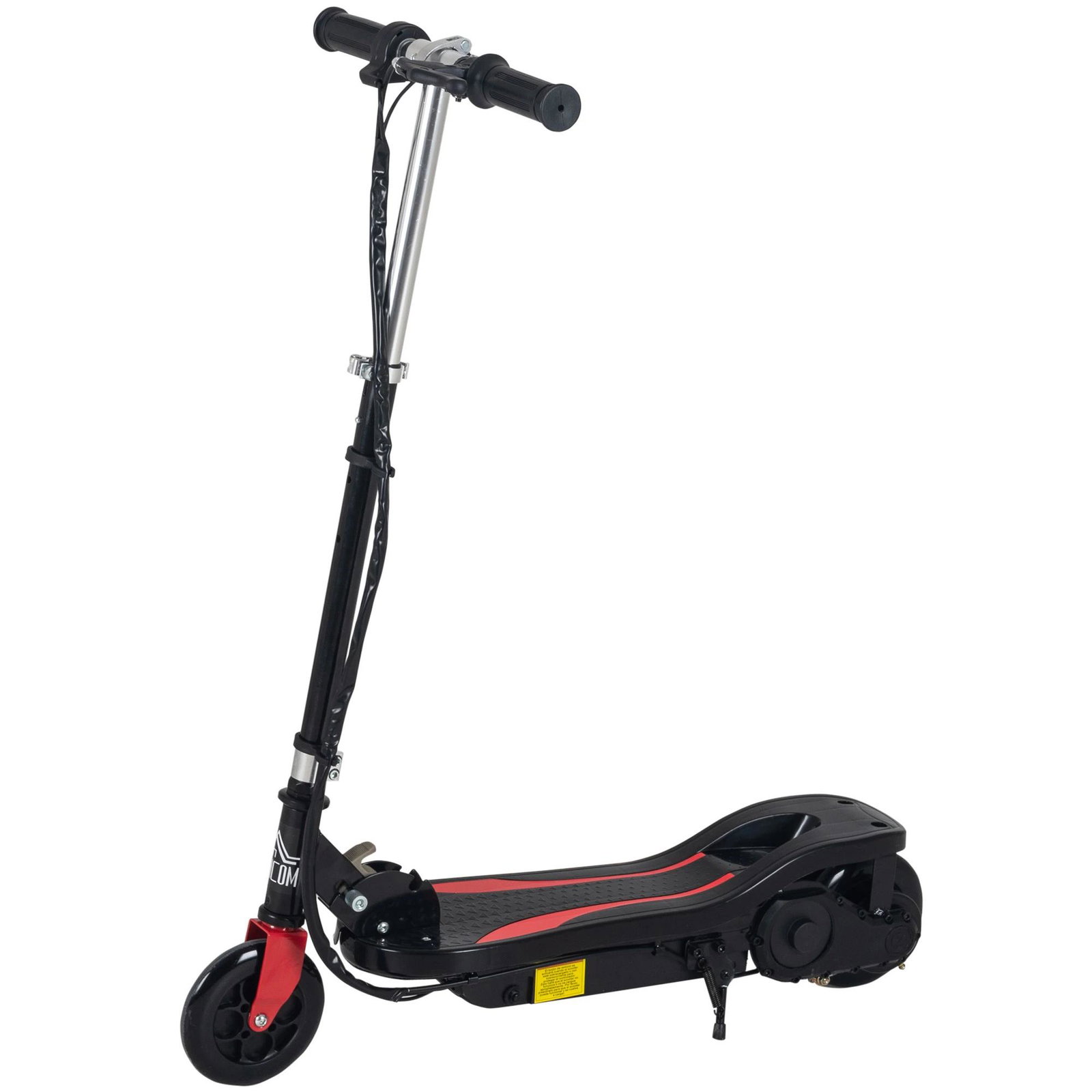 Trotinete Elétrico Dobrável para Crianças de 7-14 anos Suporta até 50kg com Altura Ajustável 75x36x82-93cm Preto