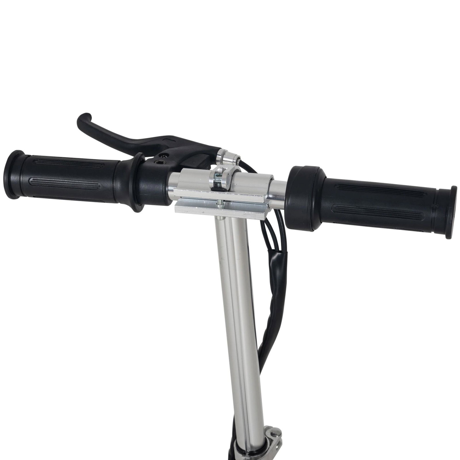 Trotinete Elétrico Dobrável para Crianças de 7-14 anos Suporta até 50kg com Altura Ajustável 75x36x82-93cm Preto