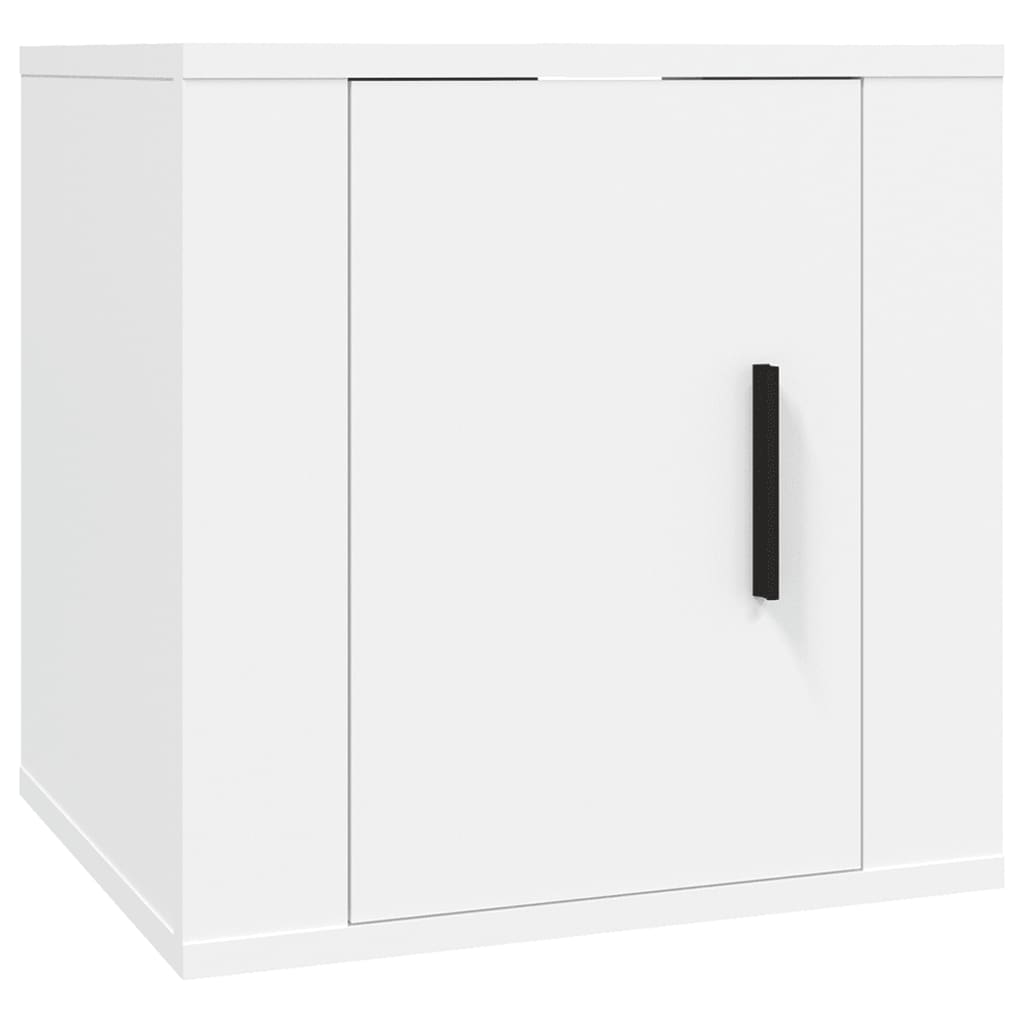Móveis de TV para parede 2 pcs 40x34,5x40 cm branco