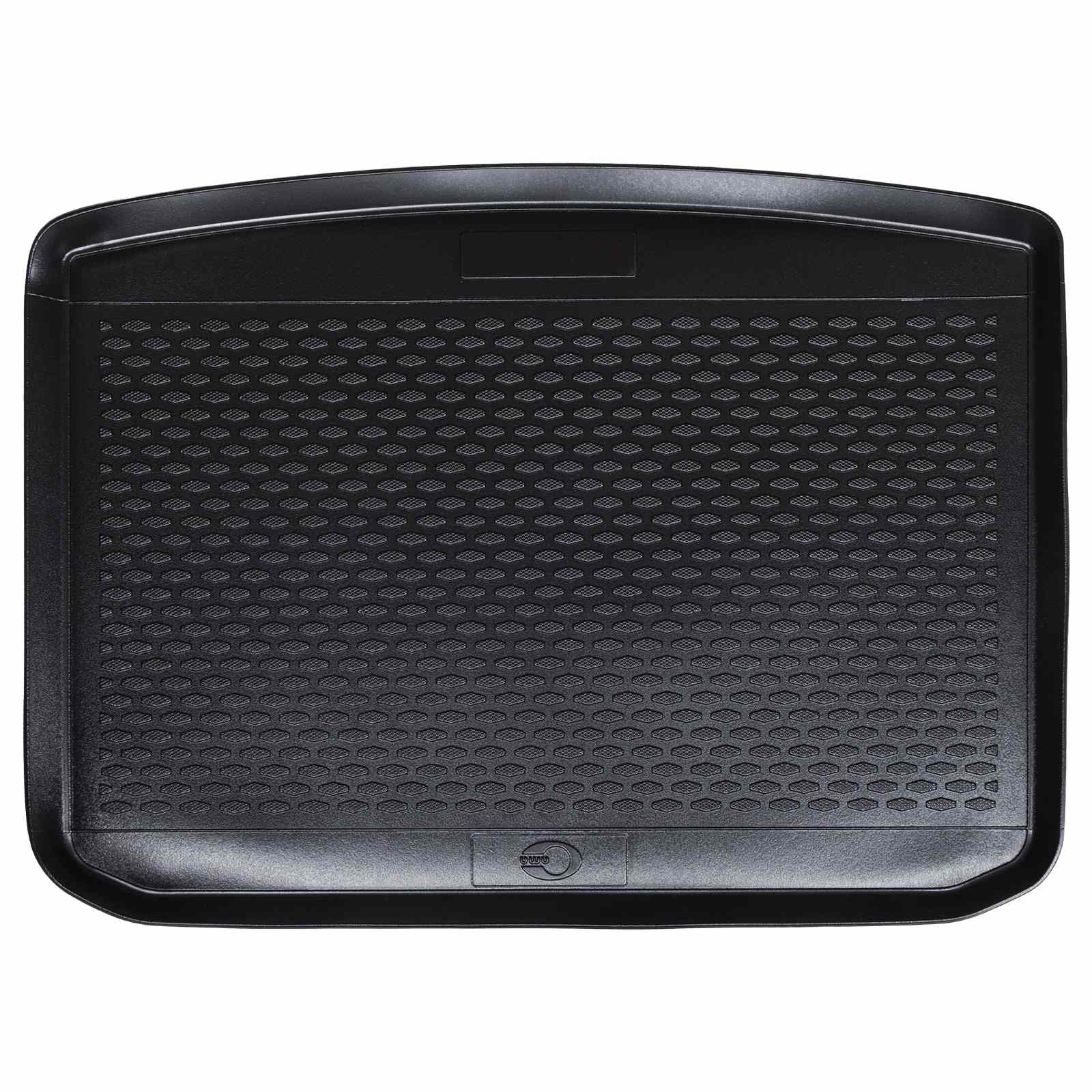Tapete de porta-malas preto adequado para seat ateca 2016-
