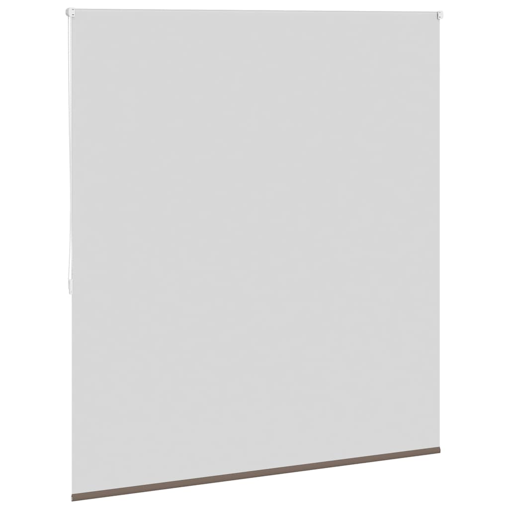 Cortina de rolo blackout, 144,4 x 175 cm, largura do tecido 140 cm, cor café.