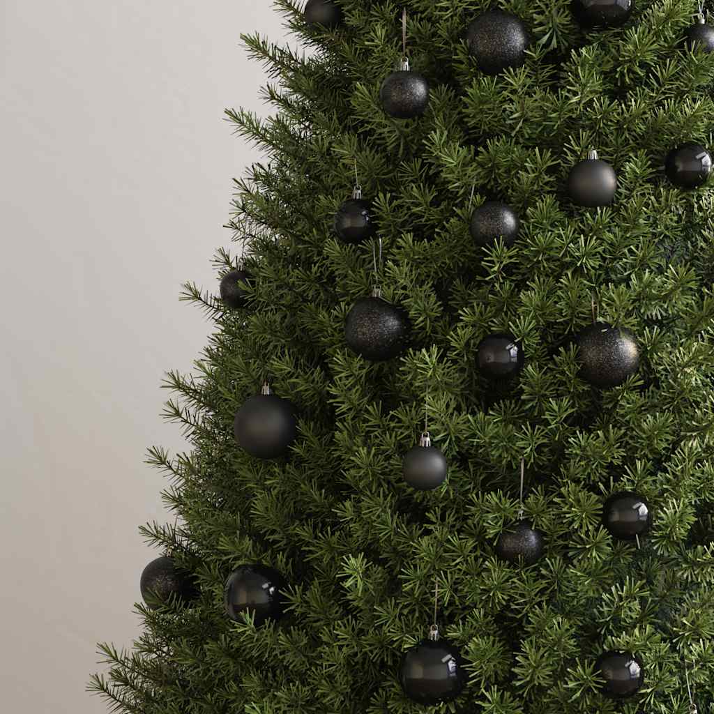 Conjunto de bolas de natal 100 pcs preto