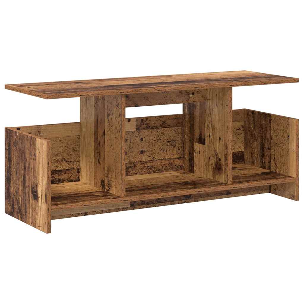 Suporte para TV 102 x 35 x 45 cm madeira antiga