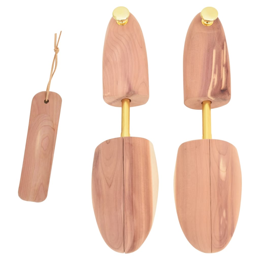 Alargador de calçado com calçadeira eu 42-43,5 cedro maciço