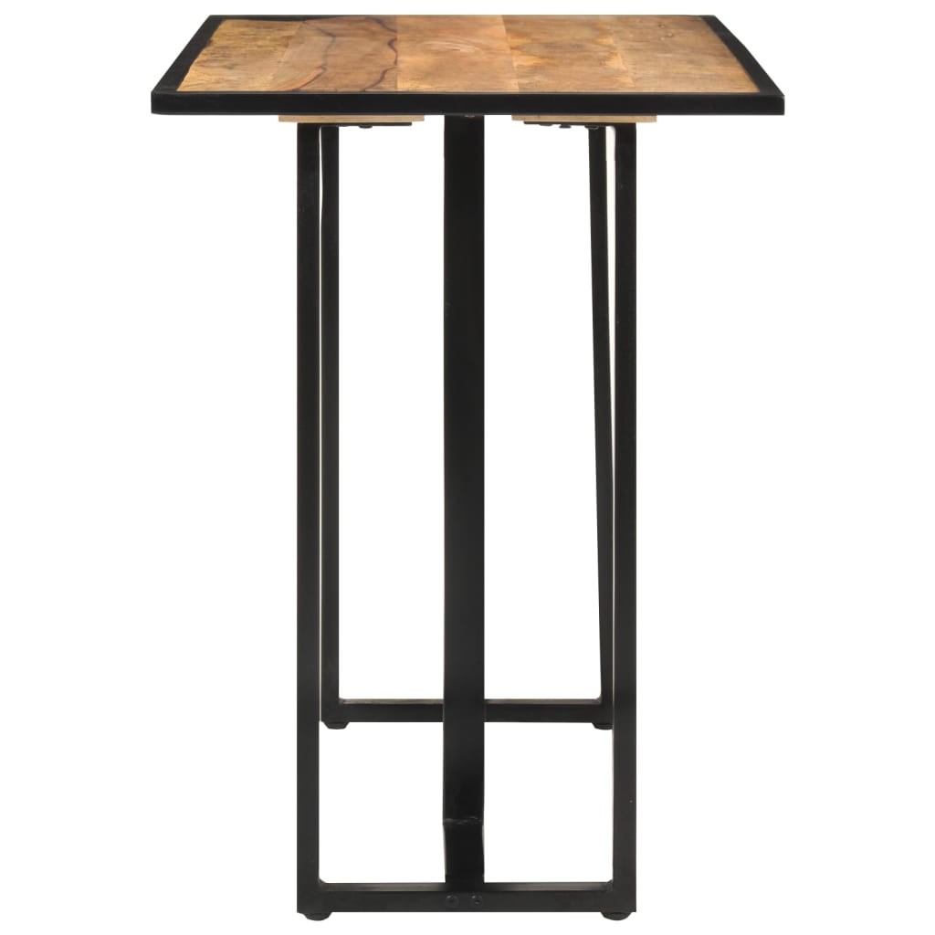 Mesa de jantar 110x55x75,5 cm madeira de mangueira maciça