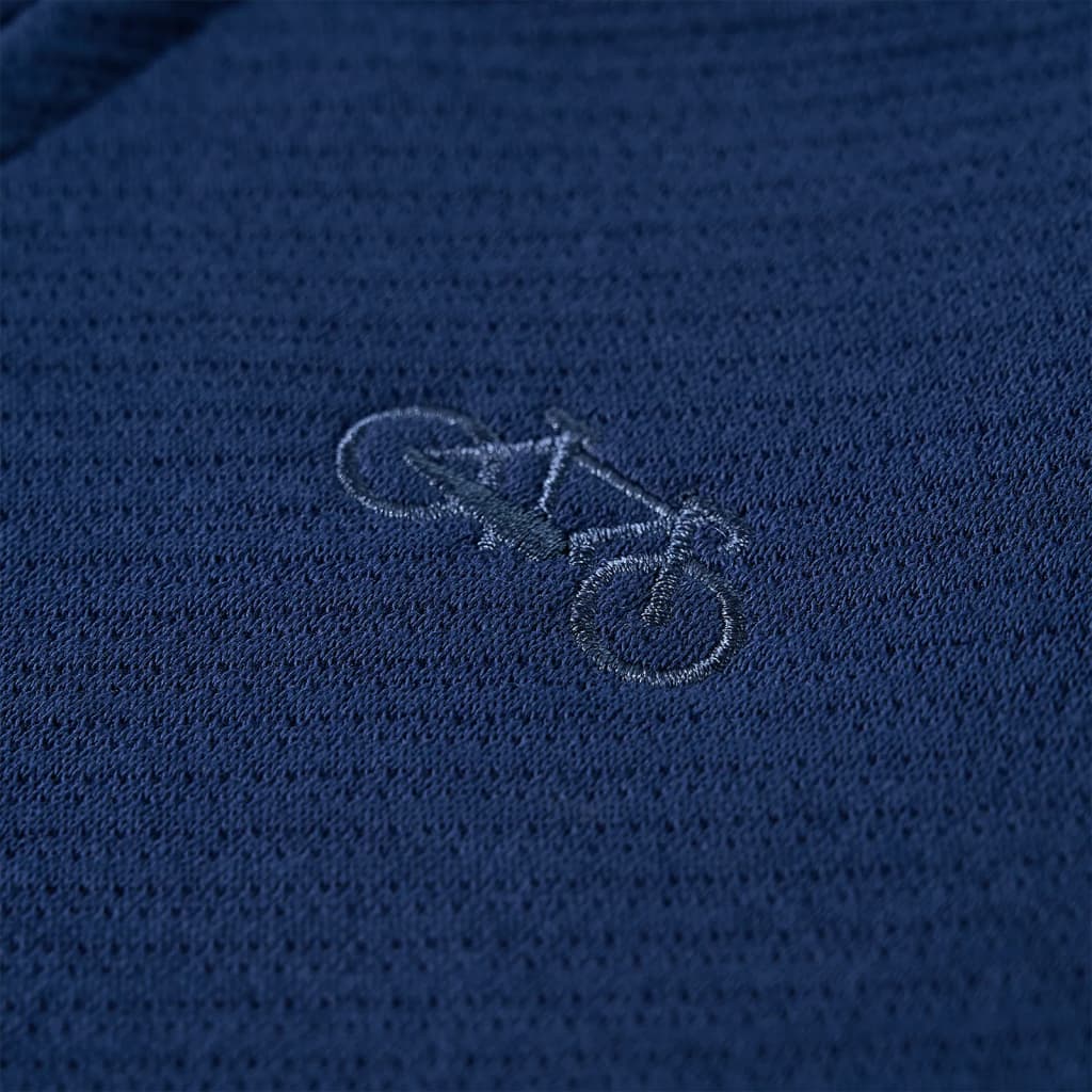 Sweatshirt para criança com fecho azul-marinho 92