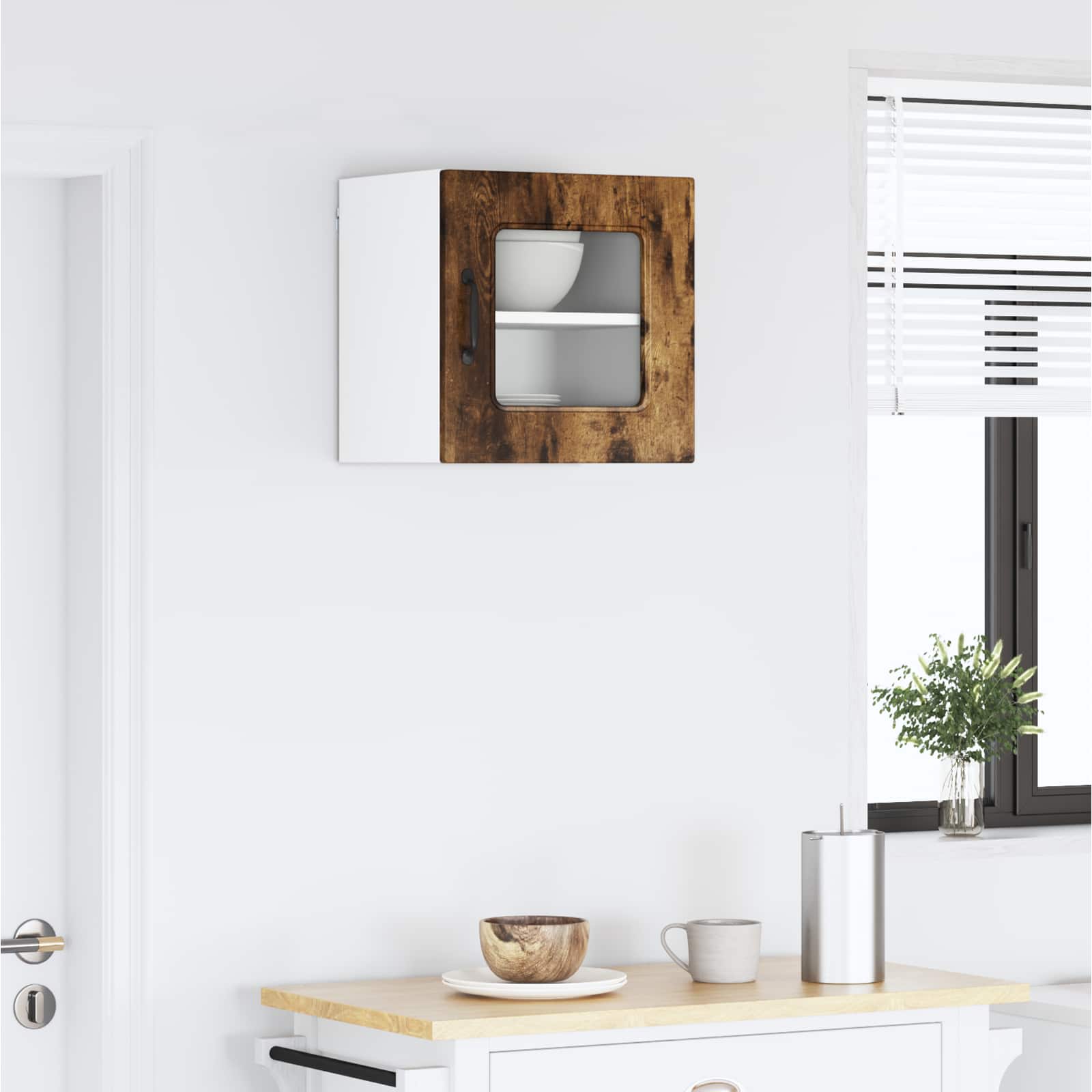 Painel de lava-louça kalmar carvalho defumado 40 x 31 x 40 cm